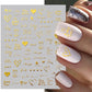 1PCS 3D Nagelzubehör, Maniküre-Nagelteile, Nageldekoration mit Liebes-Herz Aufkleber