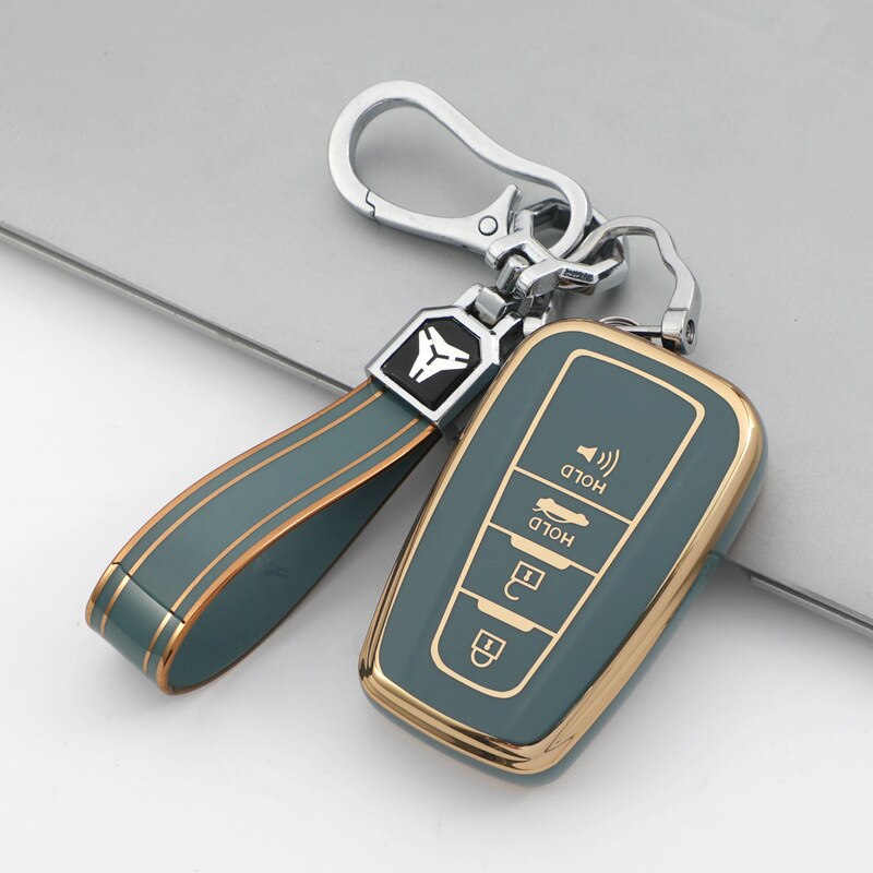 Auto-Fernschlüsselhülle für 2018–2022 Toyota RAV4, Camry, Corolla, Avalon, C-HR, Prius, GT86, Highlander 4 Tasten Keyless Shell