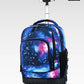 Men Trolley Backpack Rolling Luggage Suitcase Large Capacity Children Boys Backpacks with Wheels Girls Waterproof School Bag