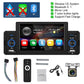 Podofo 5 zoll Auto Radio 1 Din CarPlay, Android Auto Multimedia Player Bluetooth MirrorLink, FM Empfänger für Volkswagen Nissan