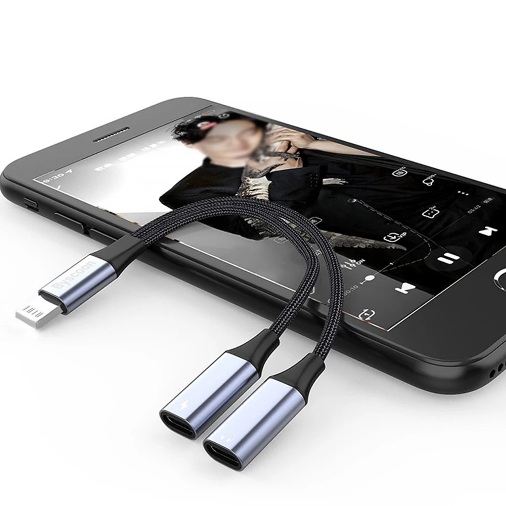 Lightning To 3 5 MM Jack AUX Cable Adapter For iPhone 12 13 14 Pro Adapter Headphone Connector Audio Splitter iphone accessories