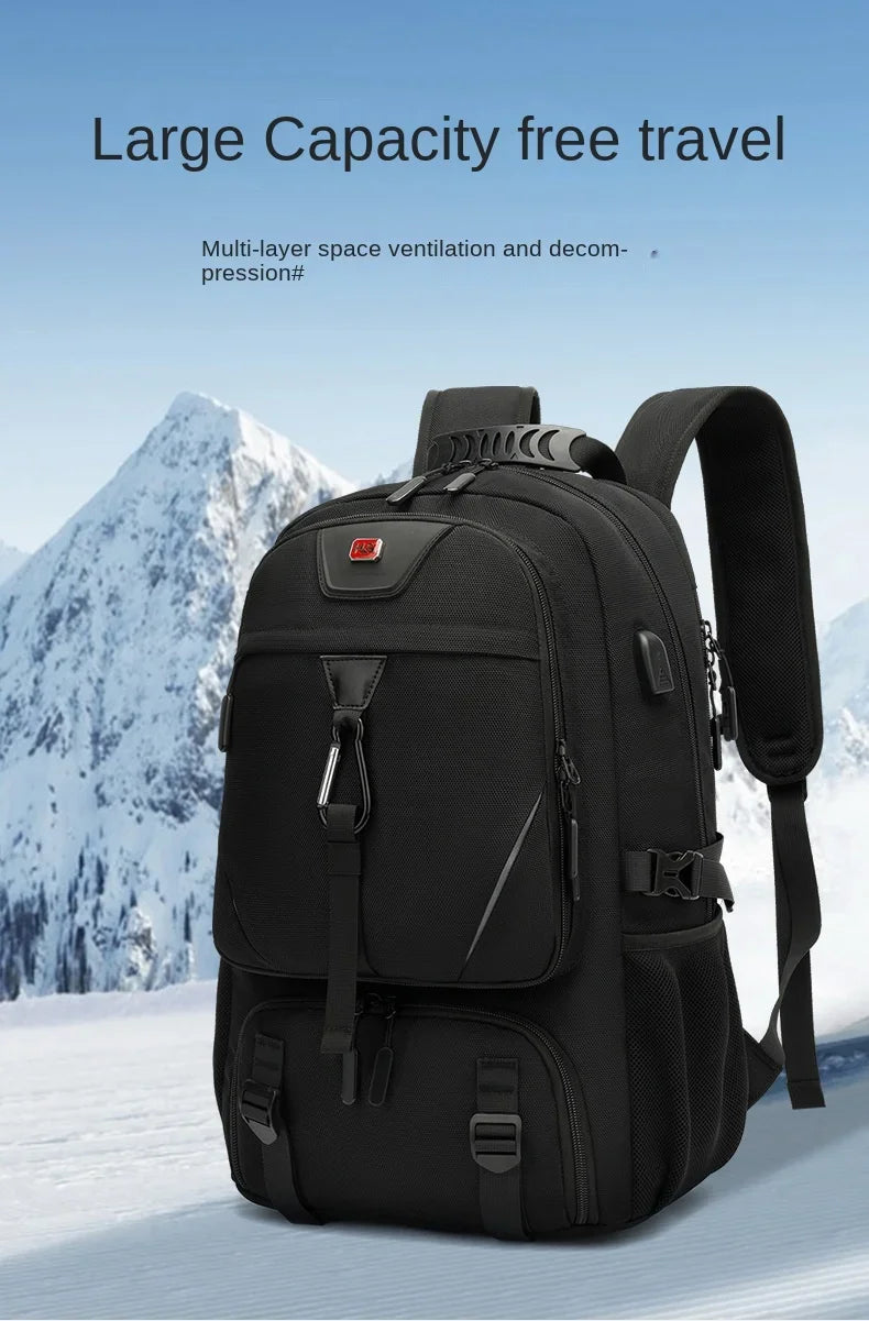 50L 60L 80L Outdoor Backpack with USB Port for Men Pack Bags Large Capacity Unisex Sports Trekking Hiking Camping Available in