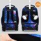 Men Trolley Backpack Rolling Luggage Suitcase Large Capacity Children Boys Backpacks with Wheels Girls Waterproof School Bag