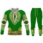 Herren 3D Druck Folk Hoodies Hosen, 2 Stück Sets Herren Freizeitanzug, Langarm Ethnischen Stil Afrikanische Kleidung