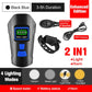 Fahrradlicht, USB wiederaufladbar, Fahrrad-Kilometerzähler, Frontlicht, Taschenlampe mit Computer, LCD-Tachometer, Radfahren, Kopf, Laterne, Horn