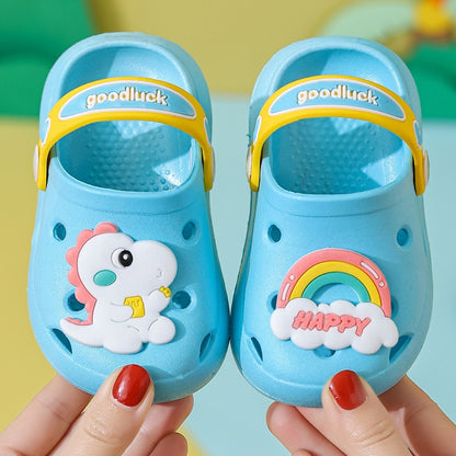 Kinder Hausschuhe mit Cartoon Animation, Kleinkind Mädchen Sommer Schuhe, Junge Hausschuhe 1-6 Jahre