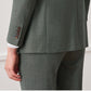 Echter Luxus Herrenanzug, italienisches Casual-Slim-Fit-Hochzeitskleid, Herren-Graugrün, Senator-Kleid