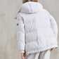 2023 neue Damen Winter Mäntel Mid-länge mit Kapuze, Gänsedaunen Warme und Dicke Casual Daunen Jacke