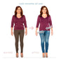 Push-Up Nahtlose Hohe Taille Warme Jeans Leggings für Herbst und Winter, Elastische Samt Jeggings Hosen