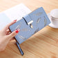 Ladies Fashion Wallet PU Leather Phone Purse Female Hollow Leaves Pouch Clutch Handbag For Women Coin Card Holders Long Wallets