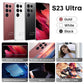 Mobiltelefone S23 Ultra 6,8 Zoll HD-Bildschirm Smartphone, Original 5G Dual Sim Android entsperrtes 72MP 6800mAh Handy