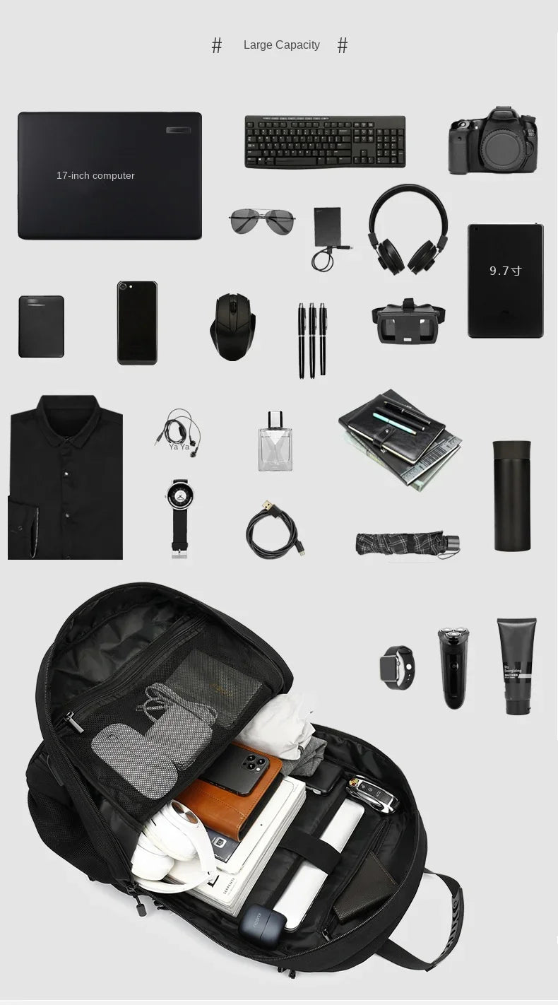 50L 60L 80L Outdoor Backpack with USB Port for Men Pack Bags Large Capacity Unisex Sports Trekking Hiking Camping Available in
