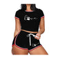 2-teilige Shorts-Sets für Damen-Outfits, kurzärmelige Trainingskleidung, Sportbekleidung für den Sommer