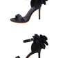 Damen Blume Schuhe, Rose Blume Pumpen High Heel Sandalen