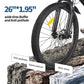 S26 Elektrofahrrad 48V 12,8 Ah Lithiumbatterie 500 W, Erwachsenes Berg-Elektrofahrrad 21 Geschwindigkeiten, 36 V 24 MPH Fahrrad 26 Zoll E-Bike