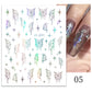 1PCS 3D Nagelzubehör, Maniküre-Nagelteile, Nageldekoration mit Liebes-Herz Aufkleber
