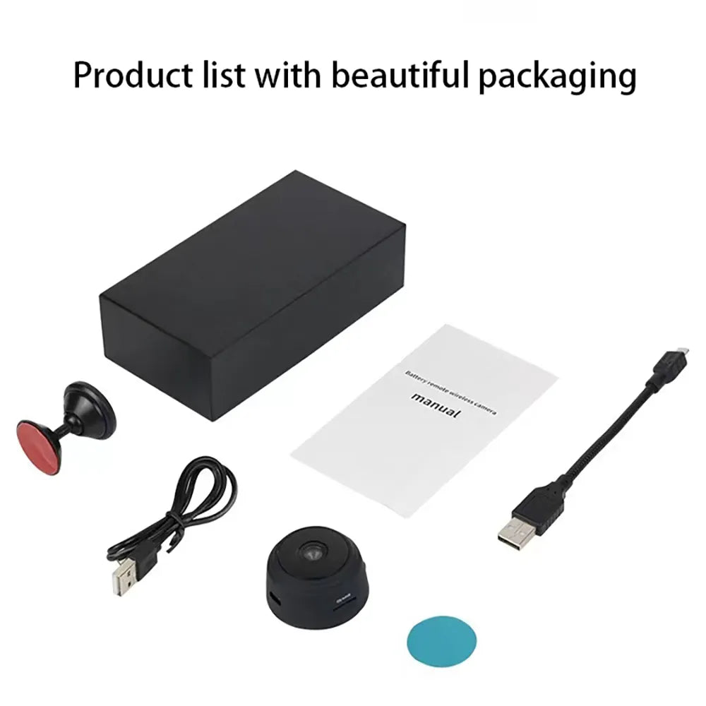 Neue 1080P Drahtlose Wifi Mini Sicherheit Kamera, Magnetische Indoor IP Kamera Baby Monitor mit Video Überwachung