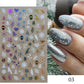 1PCS 3D Nagelzubehör, Maniküre-Nagelteile, Nageldekoration mit Liebes-Herz Aufkleber