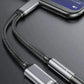 XIKCU 2 in 1 USB C to 3.5mm Headphone and Charger Adapter USB C PD 3.0 Port to Aux Audio Jack Fast Charging Dongle Cable Cord