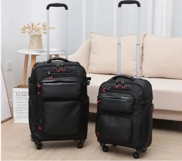 20 Inch 22 Inch 24" Travel Rolling luggage bag Travel Suitcase Rolling Backpack Spinner Wheels Travel Trolley Wheeled backpack