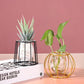 Iron Line Blumenvase, Metall, Pflanzenhalter, moderne Wohnkultur