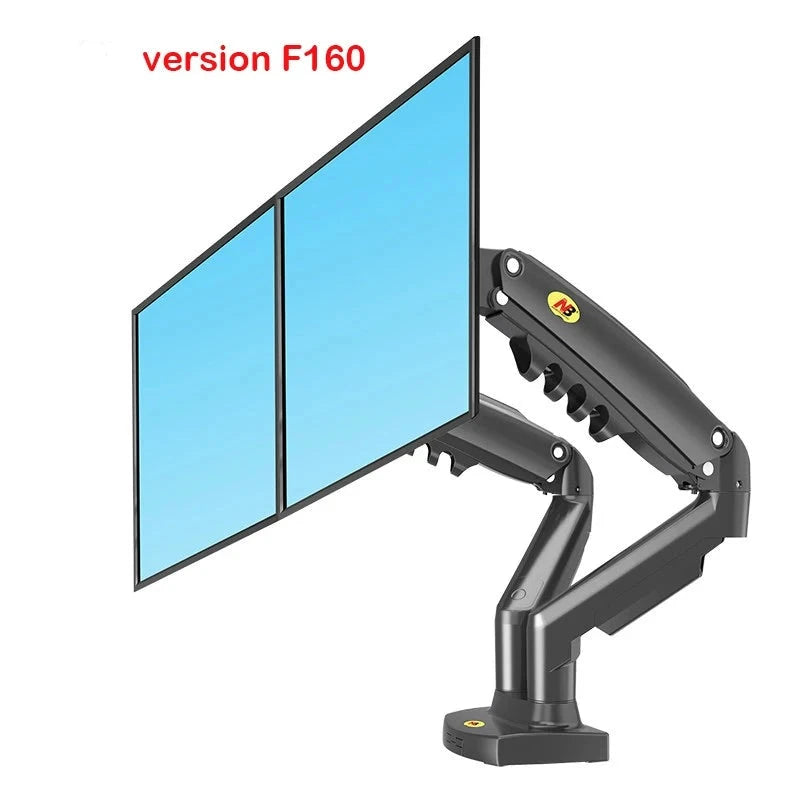 Desktop 17"-27" Dual-Monitor-Halterungsarm, Full-Motion-Monitorhalterung, Traglast jeweils 2-9 kg