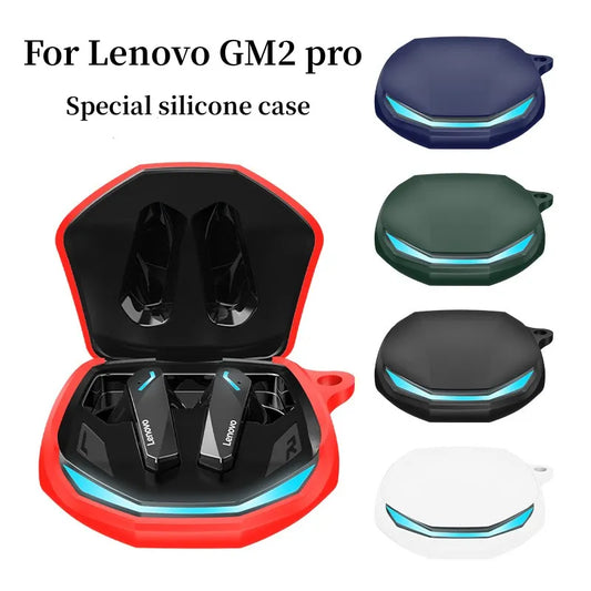 3D Kopfhörer Reisetasche für Drahtloser Lenovo GM2 Pro, Silikon Tragetasche, Wasserdicht