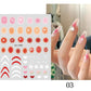 1PCS 3D Nagelzubehör, Maniküre-Nagelteile, Nageldekoration mit Liebes-Herz Aufkleber