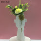 Kreative nordische Vase, Kunst für Wohnzimmer, Weinschrank, Dekor, Schrank, Couchtisch, Blumenarrangement, Harzvase, Geschenk, Heimdekoration