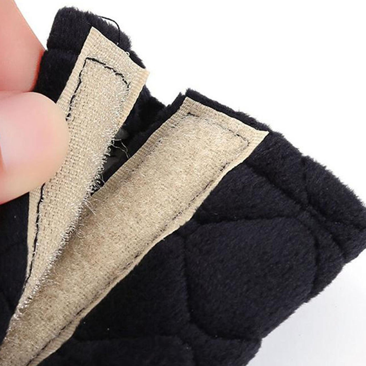 Weiche Auto-Sicherheitsgurt-Abdeckung, Schulterschutz mit warmem Plüsch