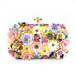 Handgemachte Damen Blumen Clutch Abendtaschen, Stil Geldbörse
