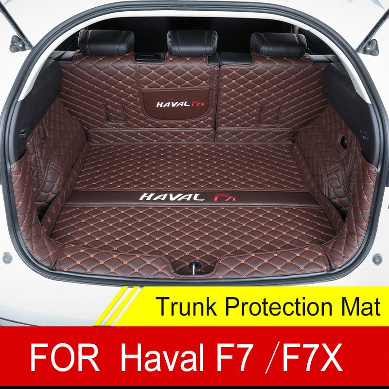 Benutzerdefinierte Kofferraummatten für Haval F7 F7X, Langlebige Cargo-Liner Kofferraumteppiche Zubehör Innenabdeckung