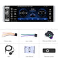 Podofo 1DIN MP5 Player Touch Autoradio FM 4-USB 5,1 Zoll, Unterstützt Android Mirrorlink Bluetooth Carplay Autoradio DVR