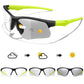 LOISRUBY Style Photochromic Sunglasses Men Women Outdoor Mtb Bicycle Cycling Runnging Eyewear Sports Bike Windproof Goggles