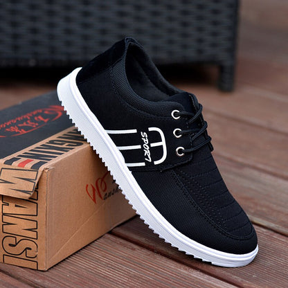 Neue Herren Leinwand Schuhe, Leichte Sport Schuhe Casual Mesh Atmungsaktive Vulkanisierte Schuhe