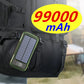 99000 mAh Solar-Powerbank mit Kabel Typ C, schnelles Aufladen, externes Ladegerät für alle Handys, Samsung, Huawei, Xiaomi