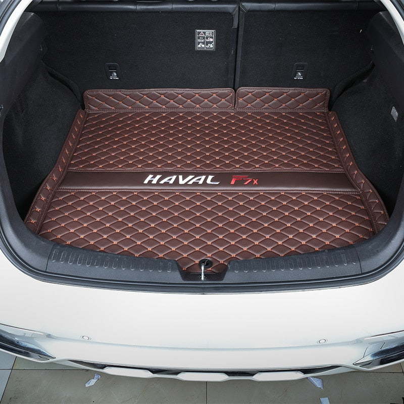 Benutzerdefinierte Kofferraummatten für Haval F7 F7X, Langlebige Cargo-Liner Kofferraumteppiche Zubehör Innenabdeckung