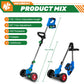 2000W elektrischer Rasenmäher, faltbarer Trimmer, verstellbar, kabellos, wiederaufladbar, Gartenschneide-Elektrowerkzeuge für 18V-Makita-Akku
