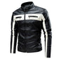 Herren Lederjacke, 2023 Mode Biker Jacke