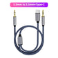 2 in 1 Aux Audio Cable Type C/Lightning To 3.5mm Male Cable For Car Headphone phone USB C IOS to 3.5mm Aux Converter Jack Cable