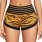 Tier Gedruckt Damen  Fitness Shorts,  Atmungsaktive weibliche Jogging Kleidung