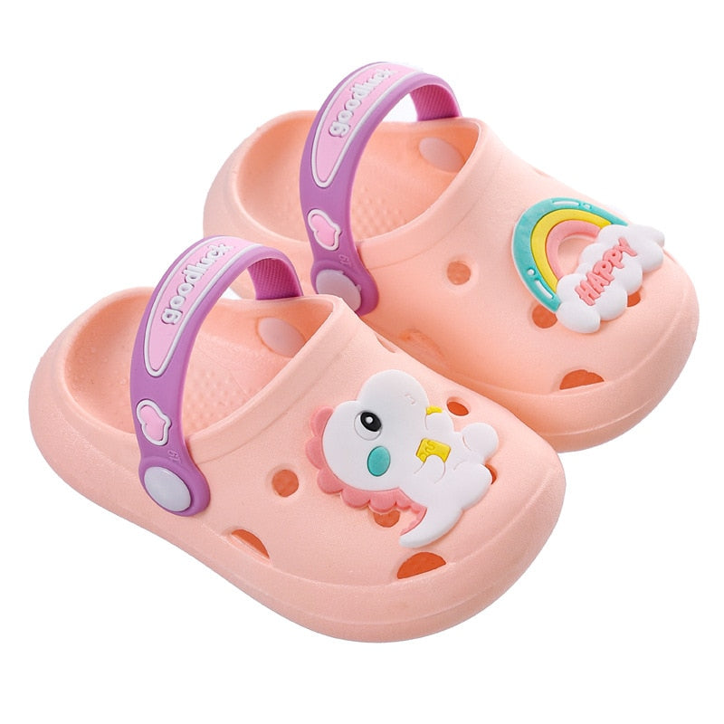 Kinder Hausschuhe mit Cartoon Animation, Kleinkind Mädchen Sommer Schuhe, Junge Hausschuhe 1-6 Jahre