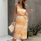 Leopard Print Damen Sommerkleid mit Sexy ärmellose Split