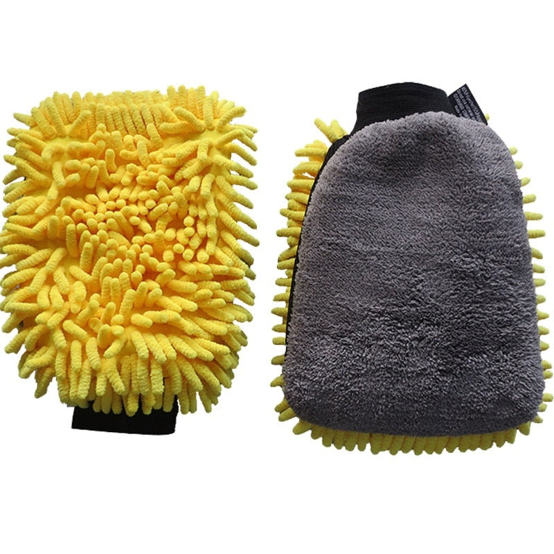 Weiche & Kratzfeste Autowaschhandschuh, Korallenhandschuh für die Autowäsche, multifunktional