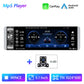 Podofo 1DIN MP5 Player Touch Autoradio FM 4-USB 5,1 Zoll, Unterstützt Android Mirrorlink Bluetooth Carplay Autoradio DVR