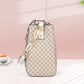 New women's handbag luxury design bucket shoulder crossbody bag flip over printed large capacity shoulder bag