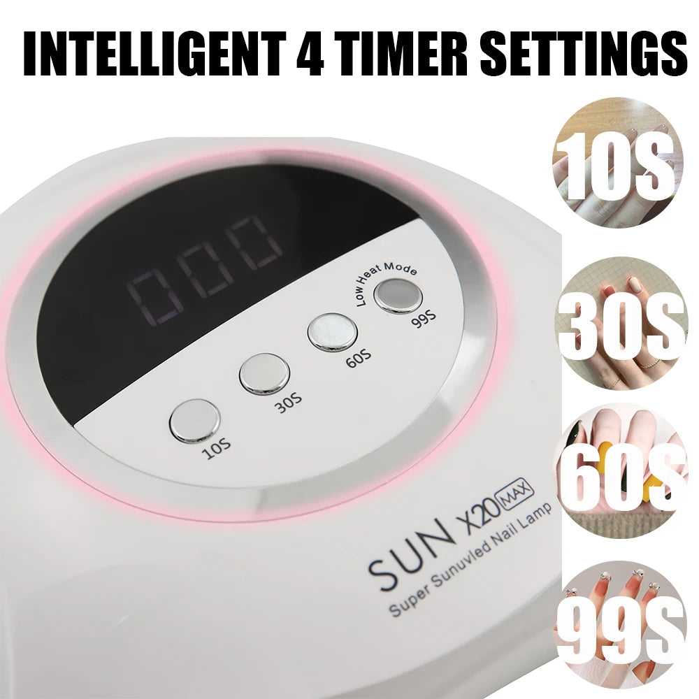 320W 72 Perlen LED/UV Lichter, Trocknen Lampe für Gel Härtung, LED Nagel Phototherapie Maschine, Professionelle Maniküre Werkzeug