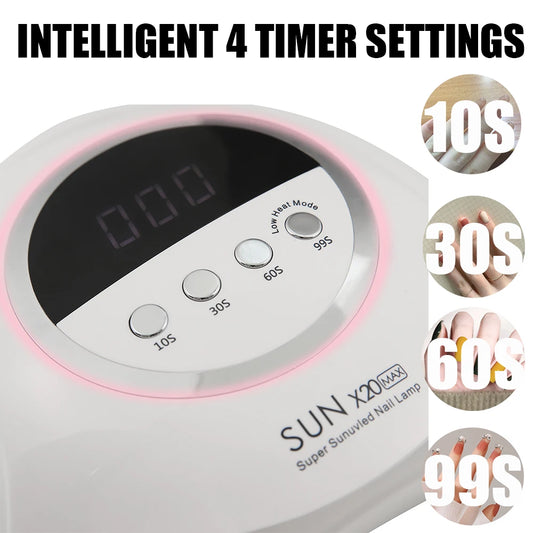 320W 72 Perlen LED/UV Lichter, Trocknen Lampe für Gel Härtung, LED Nagel Phototherapie Maschine, Professionelle Maniküre Werkzeug