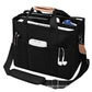 Simple canvas bag for office workers to carry lunch boxes; pure color versatile crossbody bag with large capacity.