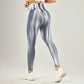 Nahtlose Damen Fitness Leggings, Hohe Taille Atmungsaktive enge Yoga Sporthose